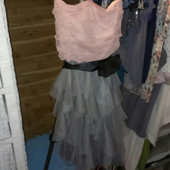 Pink,  and Grey Dress! - Picture 1 of 2