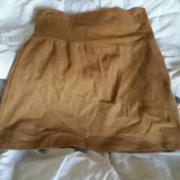 LAST DAY American Apparel Camel mini skirt