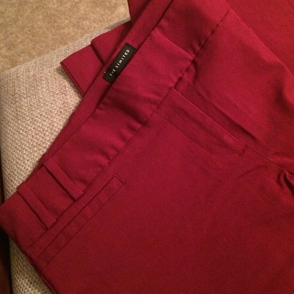 The Limited Drew fit wine red dress pants - Picture 2 of 4