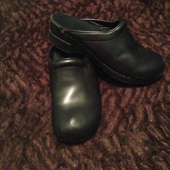 Black backless Dansko Shoes