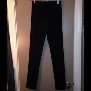 Eagerly Grey Thick Black Leggings