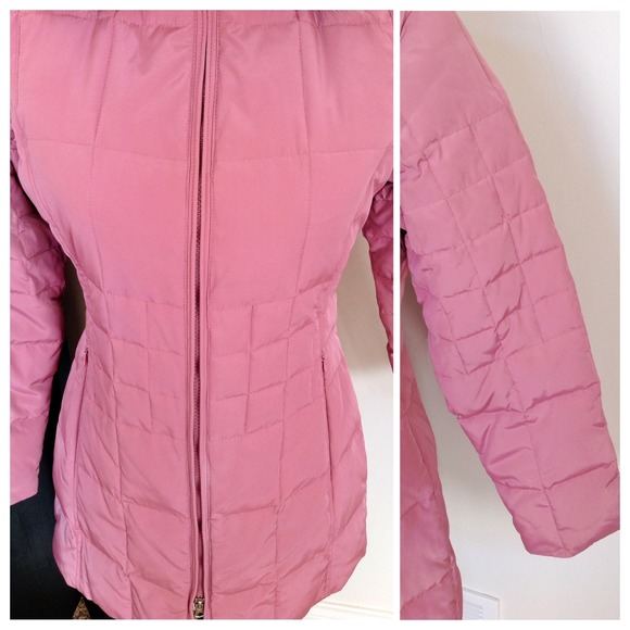 Down puffer coat fur trim NWOT - Picture 3 of 4