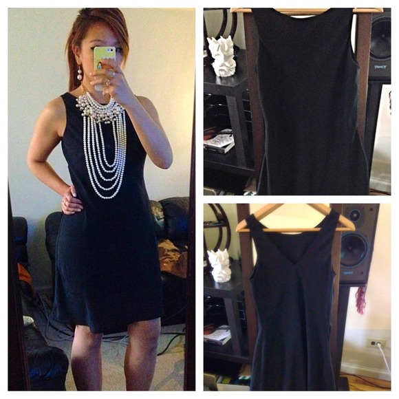 Chic Chiffon Black Dress