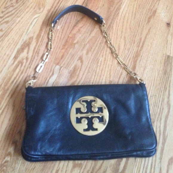 Tory Burch Clutches & Wallets - Authentic Tory Burch Clutch Gold Chain