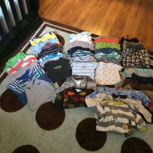 3-6 months baby boy onsies only
