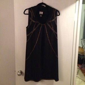 Sale! Black & gold studded dress