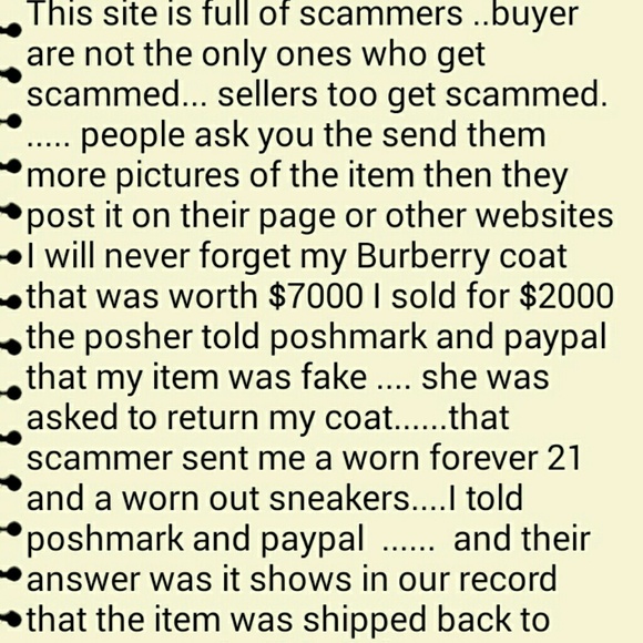 SELLERS  ALSO GET SCAMMED TOOOO.....
