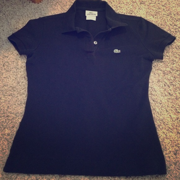 Black Lacoste polo shirt