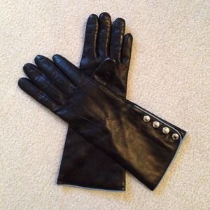 Authentic coach leather cloves