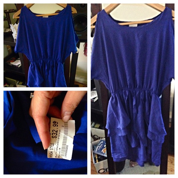 NWT Blue Tulip Cold Shoulder Dress