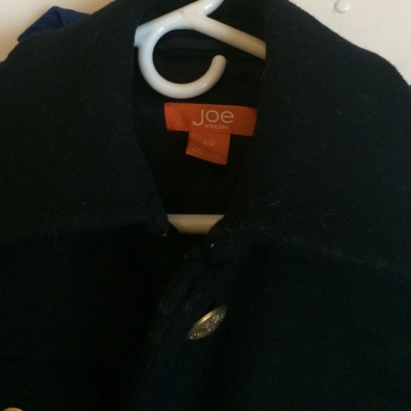 Navy blue peacoat. Size Small. Maternity friendly! - Picture 4 of 4