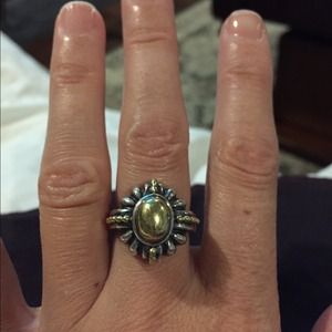 Lagos 14k gold and sterling silver ring