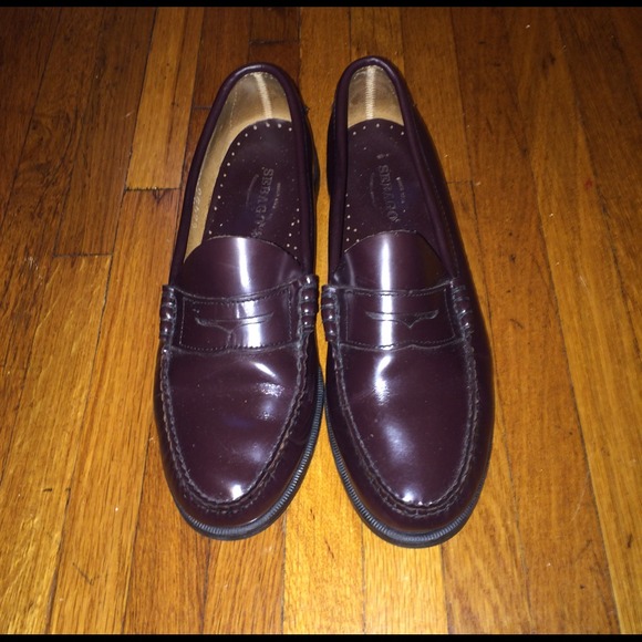 Leather Oxblood Penny Loafers