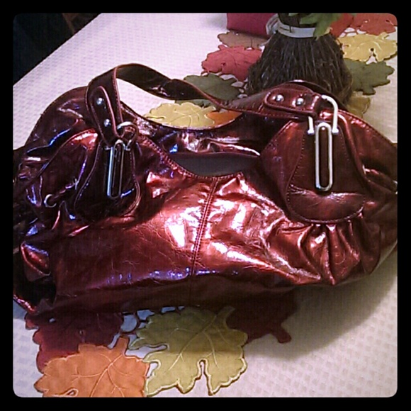 Candy apple red purse
