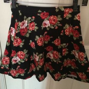 Forever 21 floral skirt
