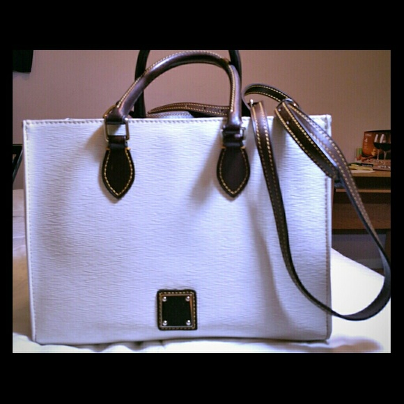 SOLD!!! Dooney & Bourke white satchel