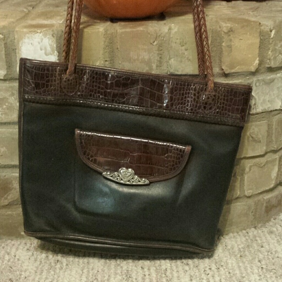 Brighton large black and brown bag