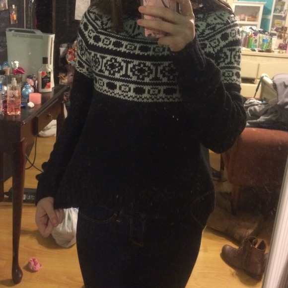American Eagle Wool Sweater. Aztec print