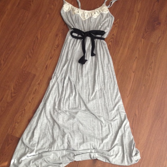 Grey maxi dress
