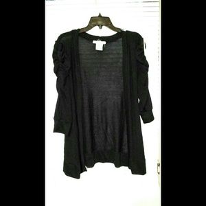 Black cardigan