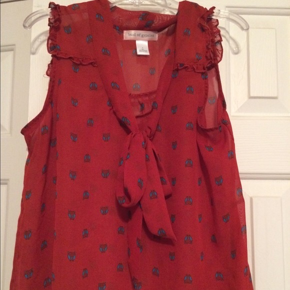 Burgundy/Maroon Flowy Owy Top