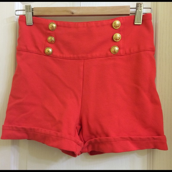 Red shorts