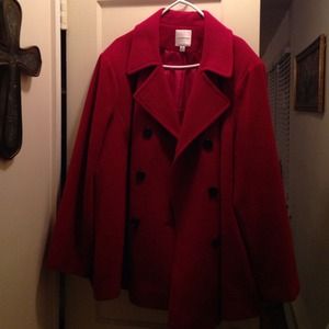 PLUS SIZE PEA COAT