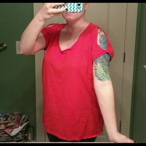 Loose Fitting Red Top