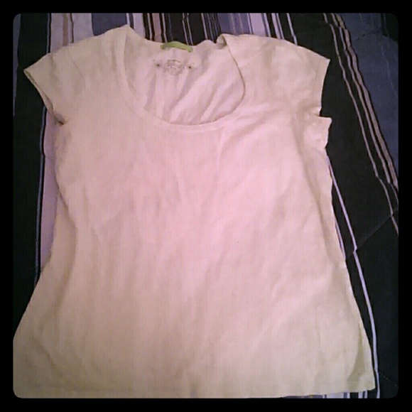 Lime green low cut t-shirt