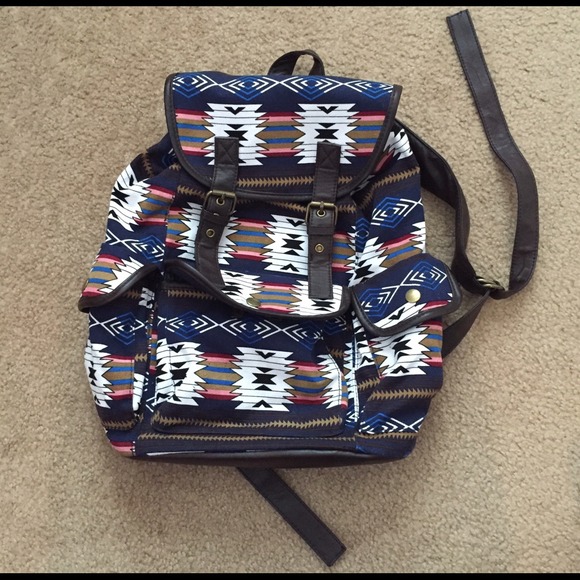 Tribal print backpack