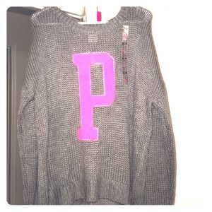 VS PINK Grey Sweater