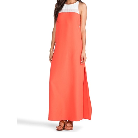 Bb Dakota color block maxi dress medium