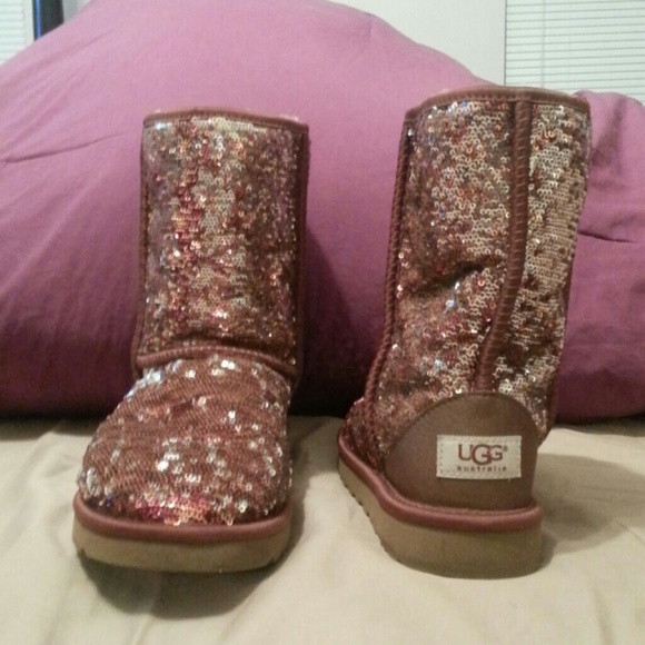 Ugg boots.sequin copper and silver-priced to sell