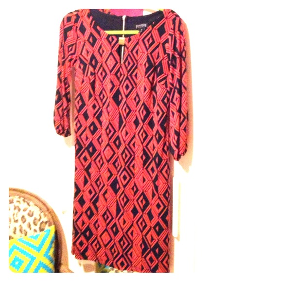 Geo Print Dress