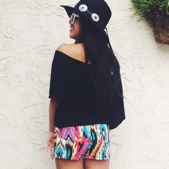 silence + noise Pants - Watercolor Print Shorts