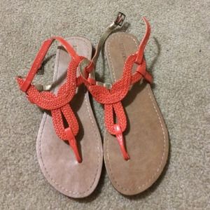 Orange Merona sandals!