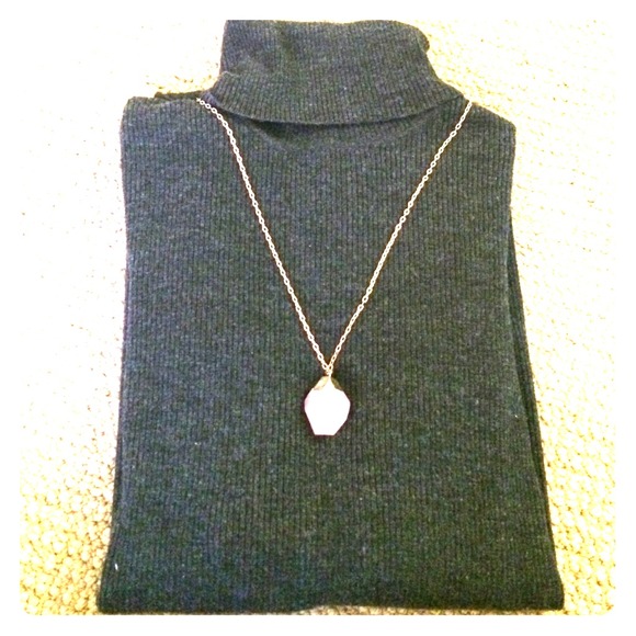 Theory Charcoal Turtleneck Sweater