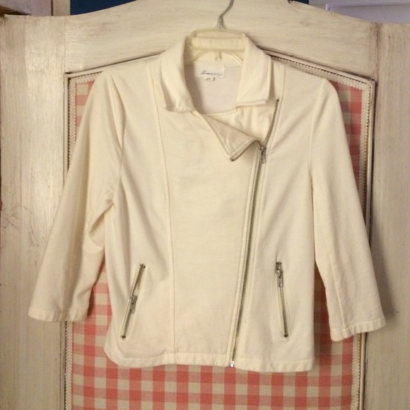 forever 21 Moto Style Sweatshirt Jacket