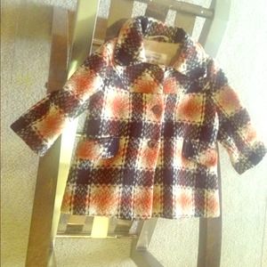 Vintage Crop Wool Coat