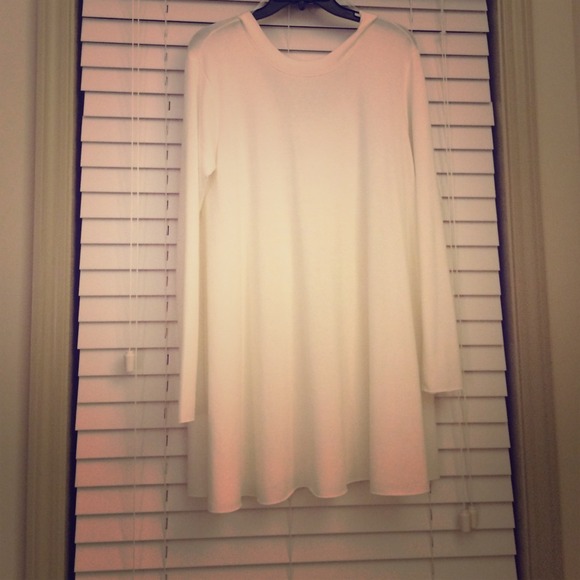 Tunic Top/Dress Off White Sz. L