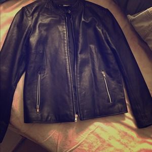 DKNY leather jacket