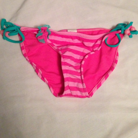 Pink bathing suit bottoms