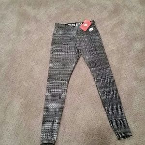 Nike Black and White Leggings