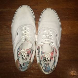 White Vans with tropical inside!