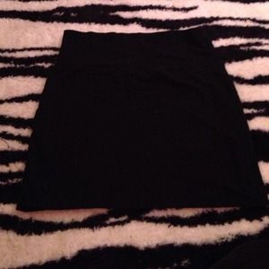 Garage black pencil skirt.