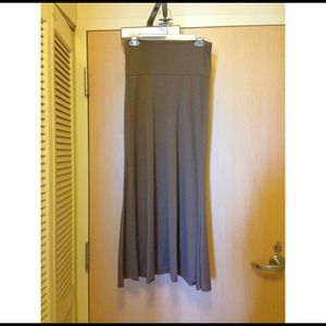 Brown Maxi Skirt