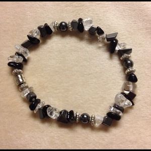 hematite and mixed stones bracelet