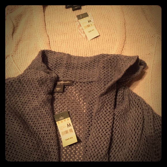 2 Brand New Eddie Bauer Cardigans M