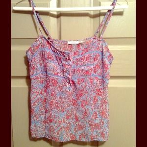 Urban Outfitters Kimchi Blue sheer floral tank XS