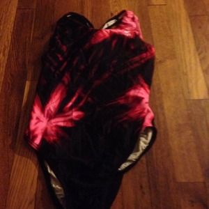 One piece swimmers bathing suit